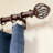 Merrie Steel Adjustable Single Curtain Rod-32479899