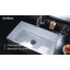 Évier de cuisine en argile réfractaire à tablier frontal avec crépine à panier L 24 po x l 18 po Fireclay-132627152
