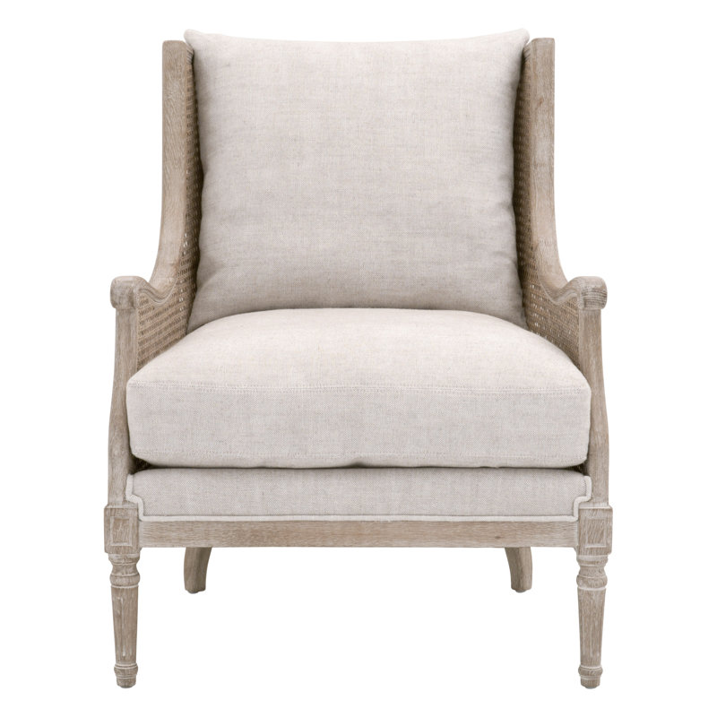 Domenic Upholstered Armchair, Bisque