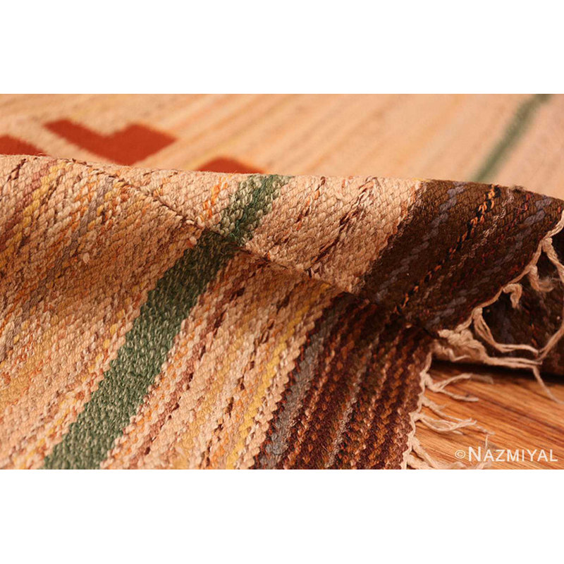 Scandinavian One-of-a-Kind Rectangle 7'10" X 12' Flatweave Area Rug