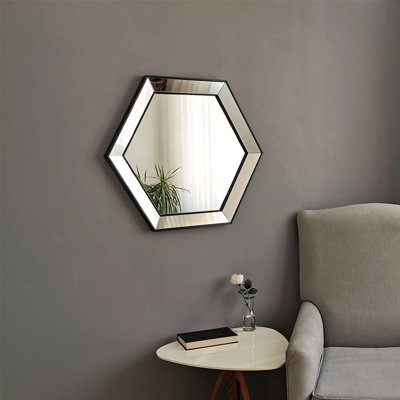 Walton Wood Flat Wall Mirror
