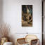 Ancienne impression sur toile Bouddha en pierre-707382223