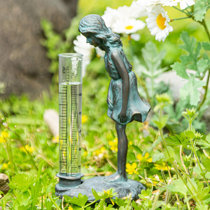 Cute Garden Gnome Rain Gauge - Whimsical Outdoor Decor That Actually Measures Rainfall