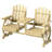 Stable Patio Bench,2-Seat Wooden Garden Bench-276003412