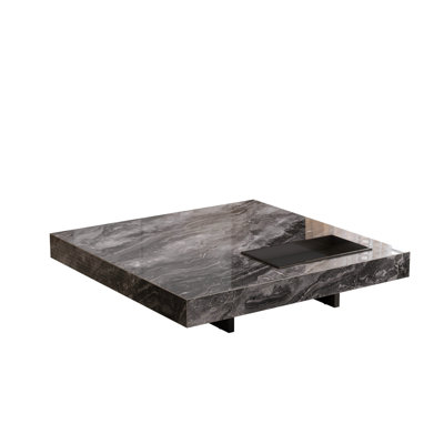 Briamarie 39.37'' Square Sintered Stone Coffee Table