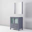 Single Bathroom Vanity with Ceramic Top