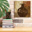  «Ethnic Vase 3» par Alonzo Saunders, art mural sur toile, 12 po x 12 po-1582485654
