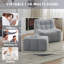 Fauteuil à billes 33,7 po avec repose-pieds-1766550370