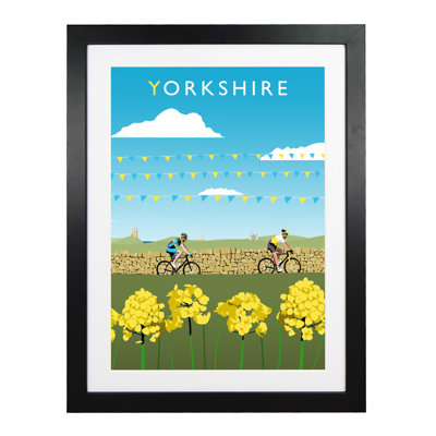 Yorkshire Cycling 1 Piece Wall Art