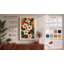 Blooms in Ochre Botanical - Wrapped Canvas-435938407-435938396