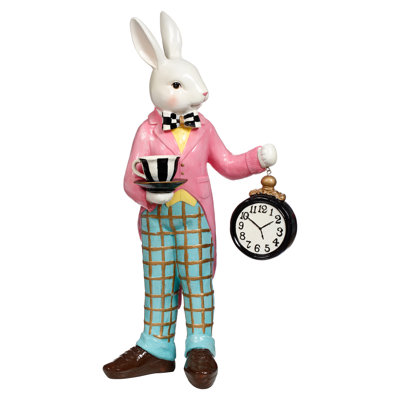Lapin avec horloge - 18,5 pouces