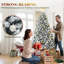 6ft Artificial Christmas Tree Warm Lights with Stand