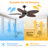 50" 5-Tropical Palm Leaf  outdoor Ceiling Fans With Remote And not Lights-1696442010