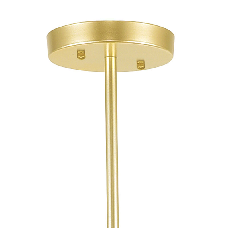 14 Light Starburst Chandelier – 40” Diameter, Gold Leaf Finish – Modern Ceiling Light for Dining Room, Living Room, Bedroom
