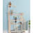 One-of-a-Kind 31'' Wood Bird Play Gym for Table Top