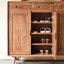Armoire à chaussures moderne en bois massif