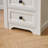 Farmhouse Side Table with Charging Station