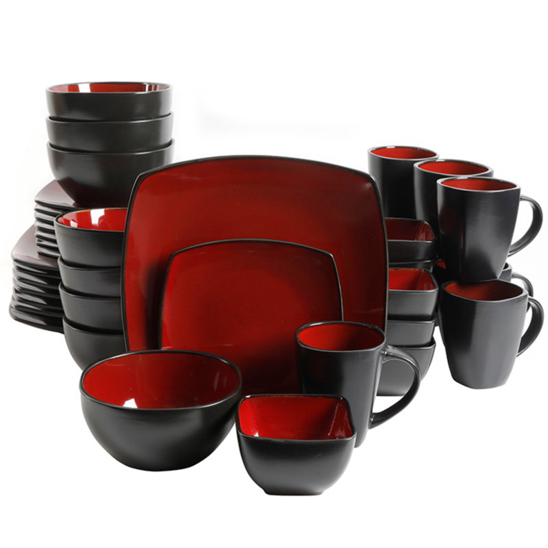Gibson Soho Lounge Red 40 Piece - 128138.40R