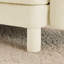 Canapé en tissu beige Boucle 2