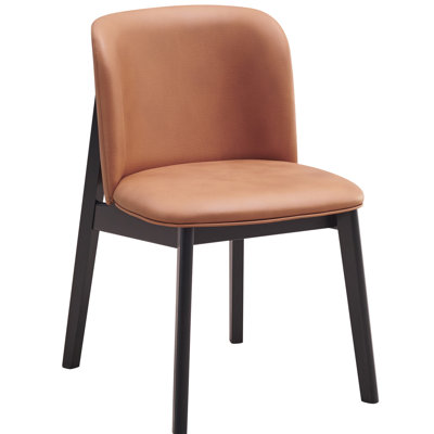 Paire de chaises latérales à dossier solide - et chaise ergonomique confortable 2 élégantes
