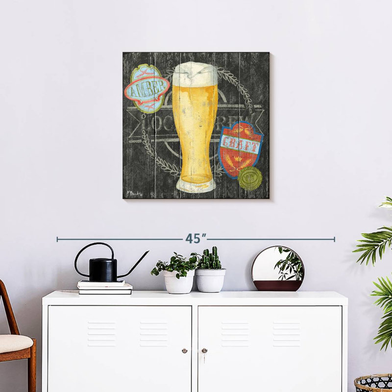 Yarlin Craft Brew I, 24" H x 24" W