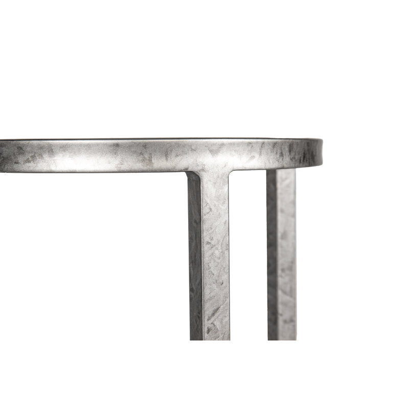 Table de bout Vegas C Table, Argent royal