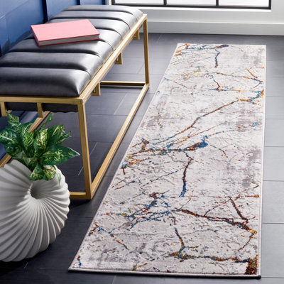 Tapis gris / bleu Alohi 293