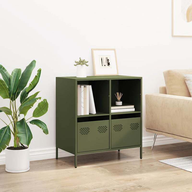 Ambry 68cm Sideboard, Olive Green