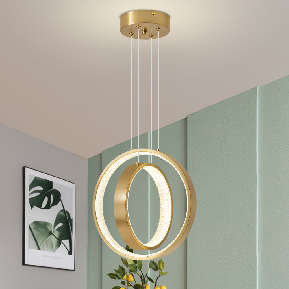 Acrylic best sale led chandelier