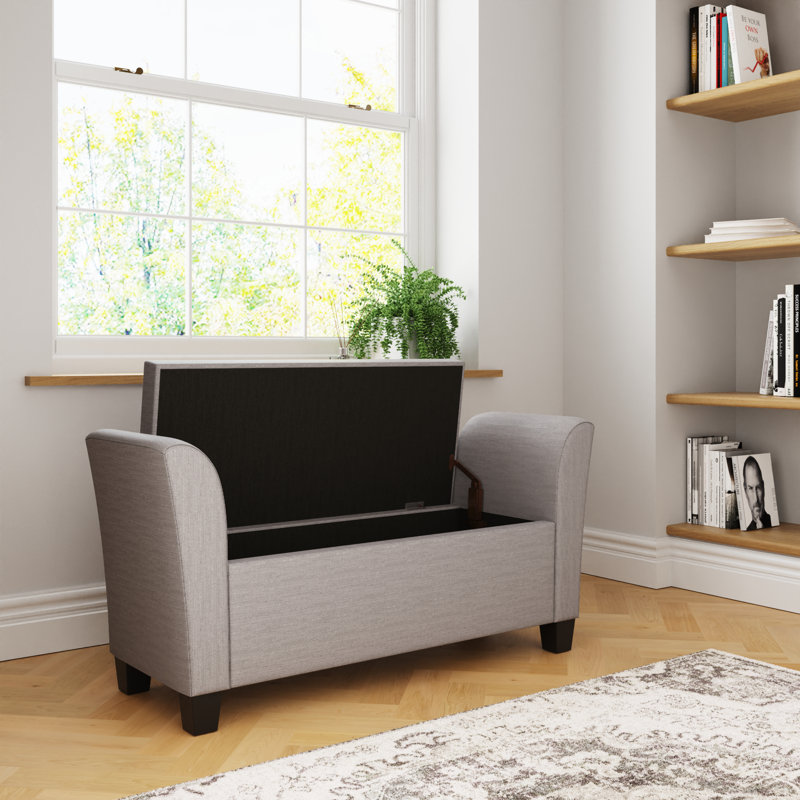 Ashley Storage Bench, Light Grey