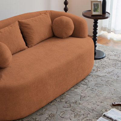 Canapé-dans-une-boîte, canapé 2 places en mousse viscoélastique, sans installation et facile à transporter, canapé moderne à assise profonde avec tissu chenille, canapé pour salon, chambre à coucher, appartement, bureau personnel, gris