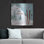 Art mural luxueux «Poudre Days» par Elizabeth Tyndall, 36 po x 36 po