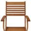 Fauteuil de patio en teck