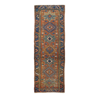 One-of-a-Kind 3'1'' X 8'11'' Runner Wool Area Rug in Multicolor