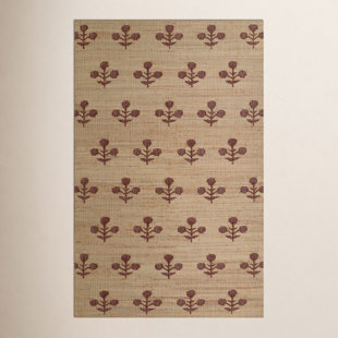 Erin Gates by Momeni Orchard Bloom Rust Hand Woven Wool and Jute Area Rug