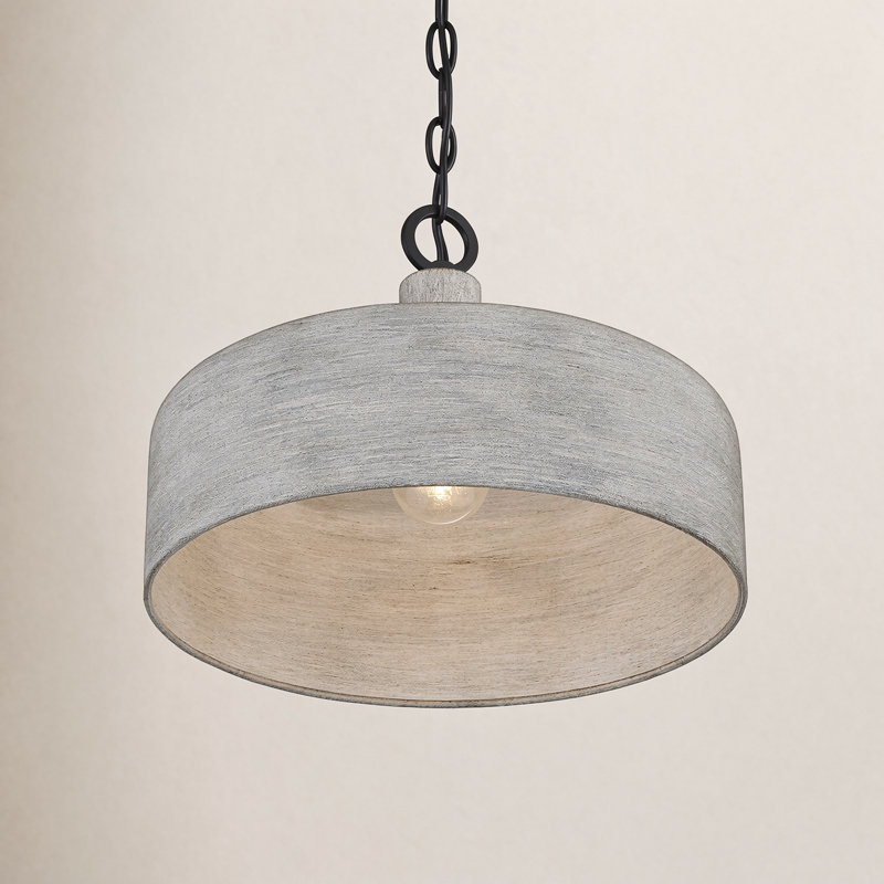 Lakewood 1-Light Pendant in Brass, Brass