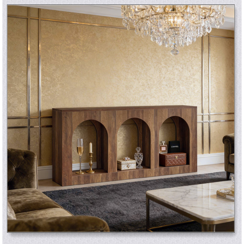 Table d'appoint Classic Design, table de vestibule arquée, console (table seulement)