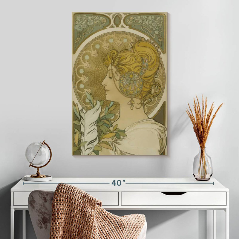 Leisha The Feather 1899, 30" H x 20" W