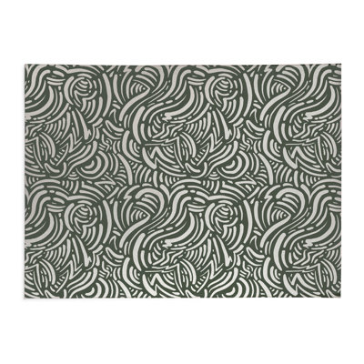 Cozy Swirl Non-Slip Outdoor Rug