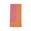 85% polyester, 15% lin, serviette rectangulaire sans motif
