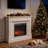 Electric Fireplace With Realistic Log And Flame Effect, Remote Control, Timer, Perfect For Living Room Or Bedroom