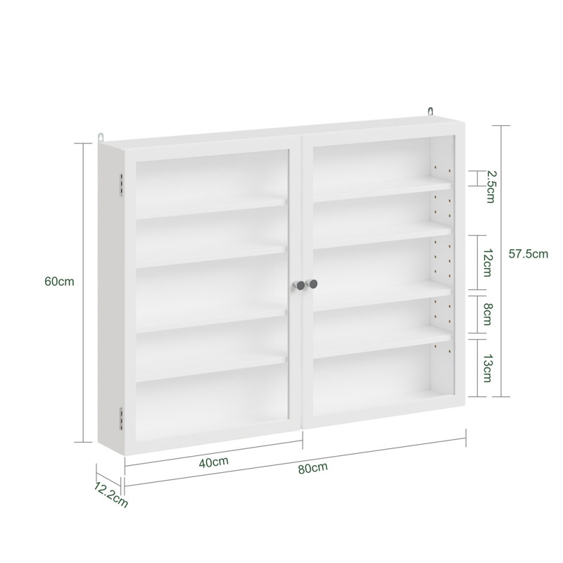 80 cm W Display Cabinet