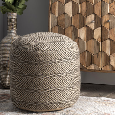 Pouf rond 18 po Metz
