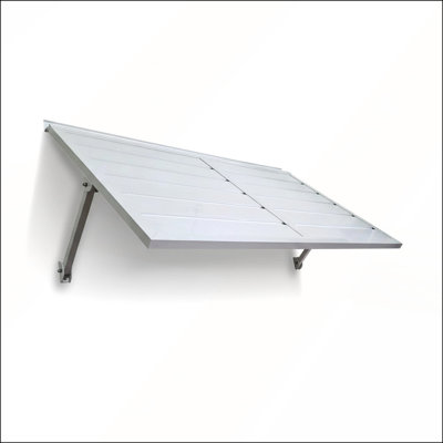 Auvent de terrasse en aluminium léger et durable avec installation facile et finition contemporaine pour la protection de l'extérieur