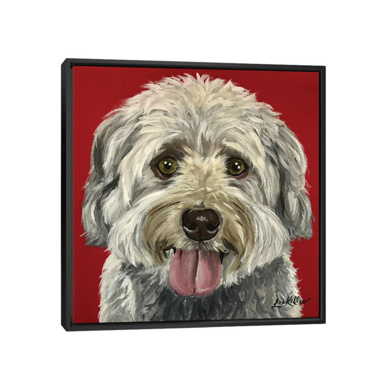 «Bentley the Havese», impression sur toile, H 18 po x l 18 po x P 1,5 po, Toile avec cadre noir