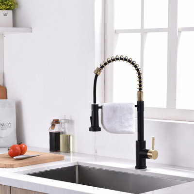 Fapully Pull Down Touchless Kitchen Faucet