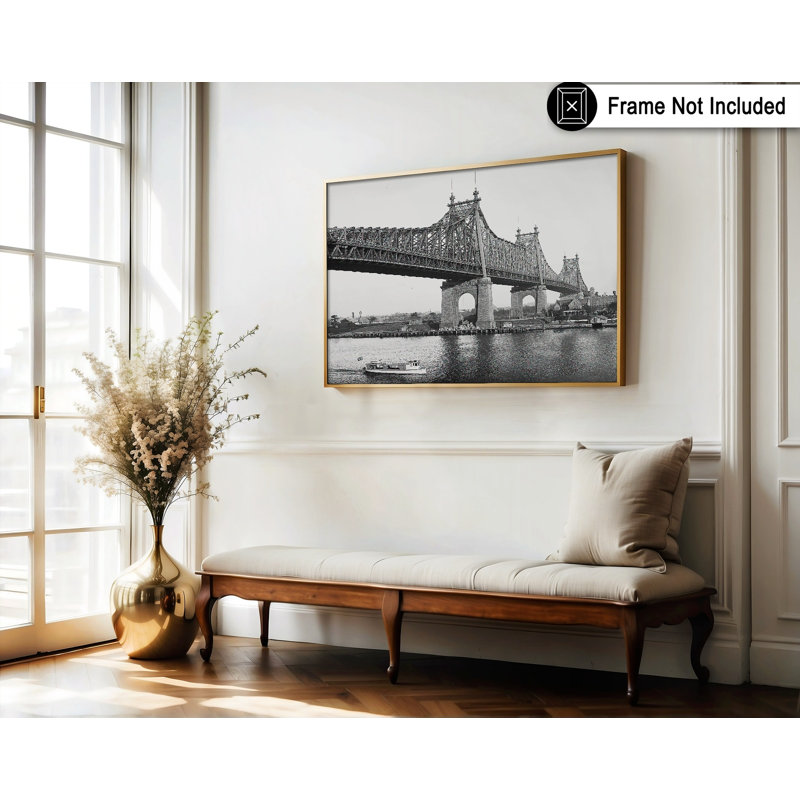 Pont de Queensboro, Unframed, Poster, 16"H x 20"W