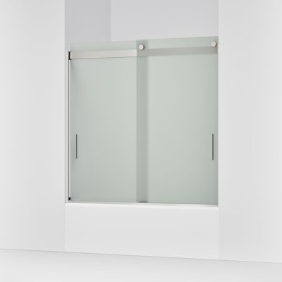 Levity 59.63" x 59.75" Bypass Bath Door with CleanCoat® Technology