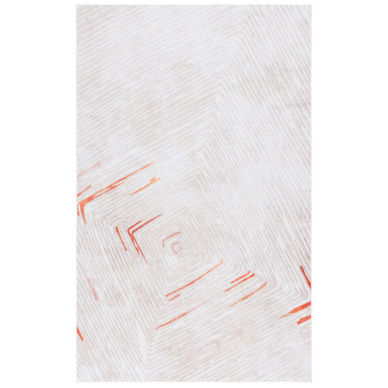 Joal Performance Machine Washable Abstract Rug, Rectangle 5' x 8'