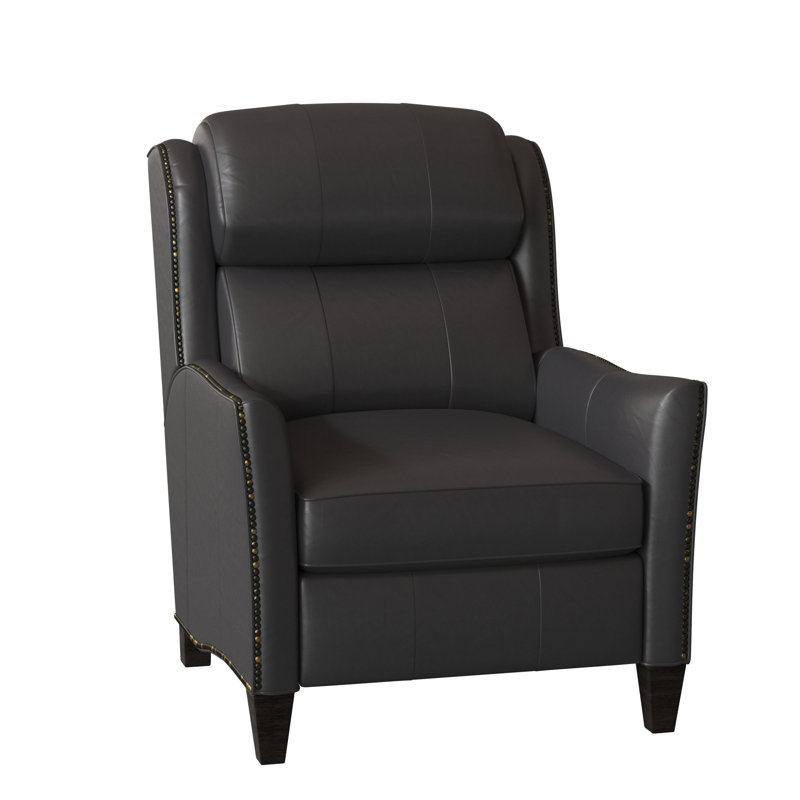 Fauteuil inclinable en cuir Lancaster, Cuir véritable Outsider Raven, Pavées, Manuel